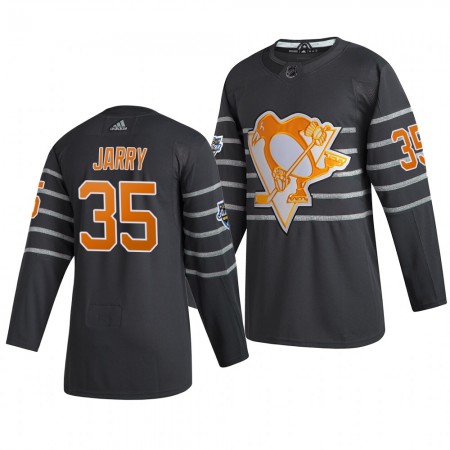 Camisola Pittsburgh Penguins Tristan Jarry 35 Cinza Adidas 2020 NHL All-Star Authentic - Homem